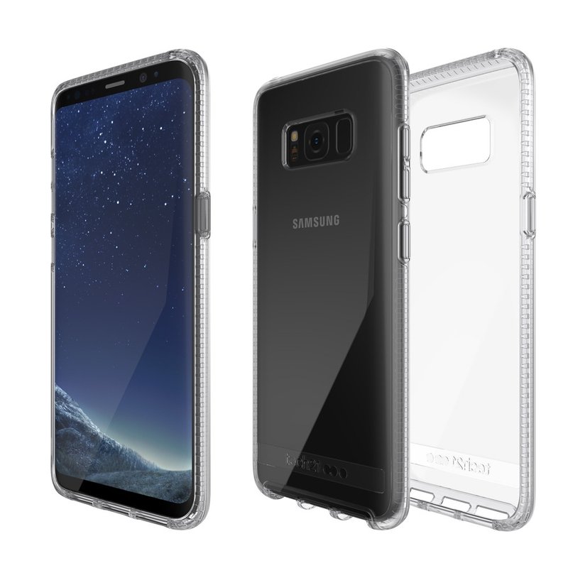 Tech21 英国抗冲击 Pure Clear Samsung S8＋ 防撞硬式清透保护壳（5055517376082） - 其他 - 其他材质 透明