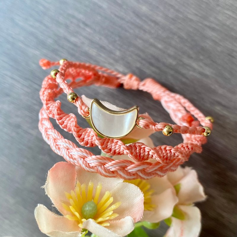 露娜 | 手工防水蜡线 | 休闲时尚 - 手链/手环 - 棉．麻 