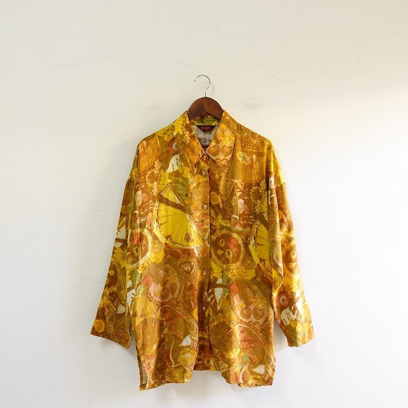 │Slowly│时光/古着衬衫 │vintage.复古.文艺 - 女装衬衫 - 聚酯纤维 多色