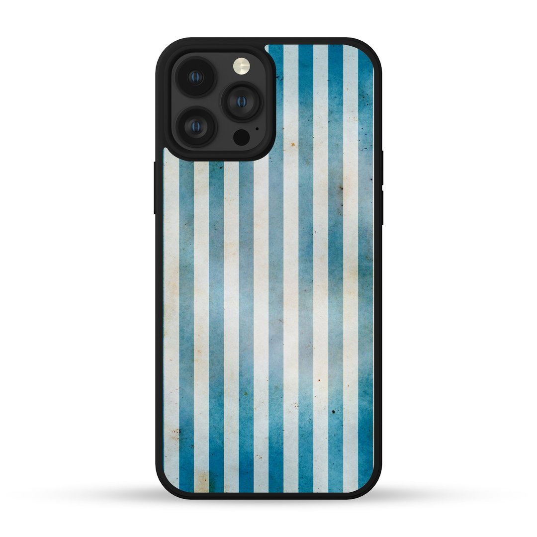 条纹 蓝色 复古 怀旧 iPhone手机壳 三星手机壳 - 手机壳/手机套 - 塑料 多色