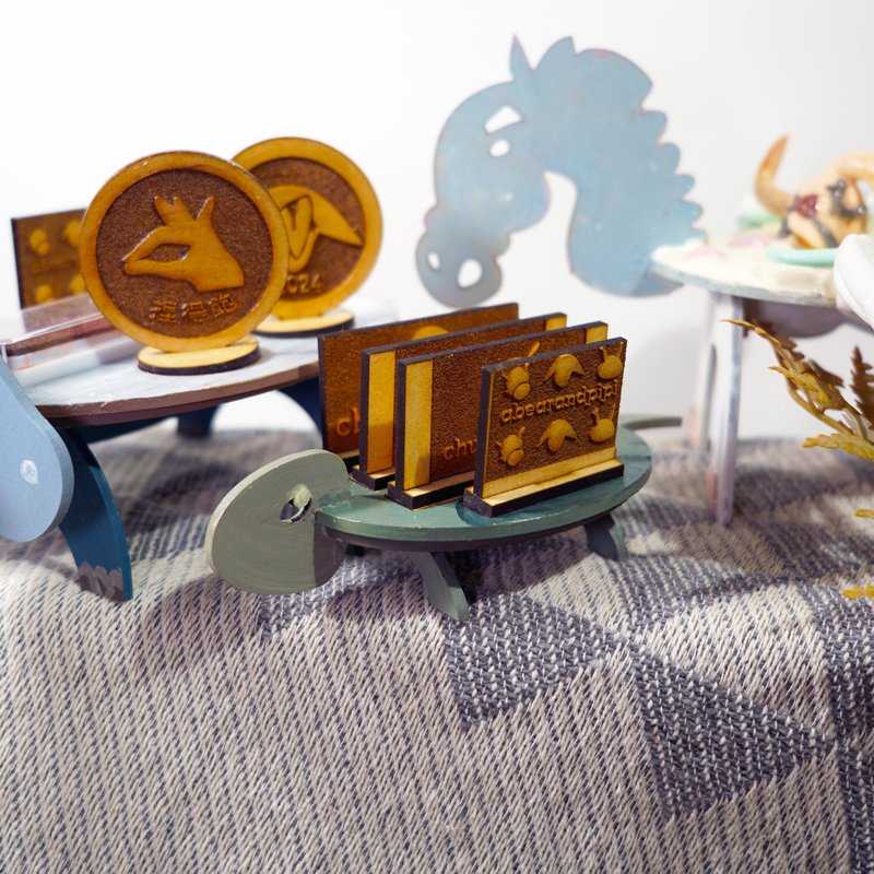 DIY手作 动物系列 - 乌龟印台 手作材料包 - 其他 - 木头 