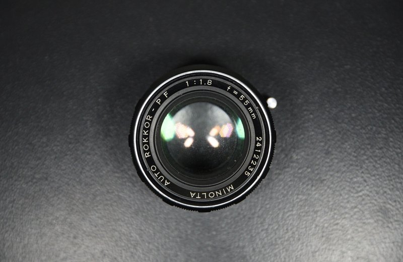 【经典古物】美能达 Minolta Rokkor PF 55mm F1.8 MD接环 定焦镜 - 相机 - 其他金属 