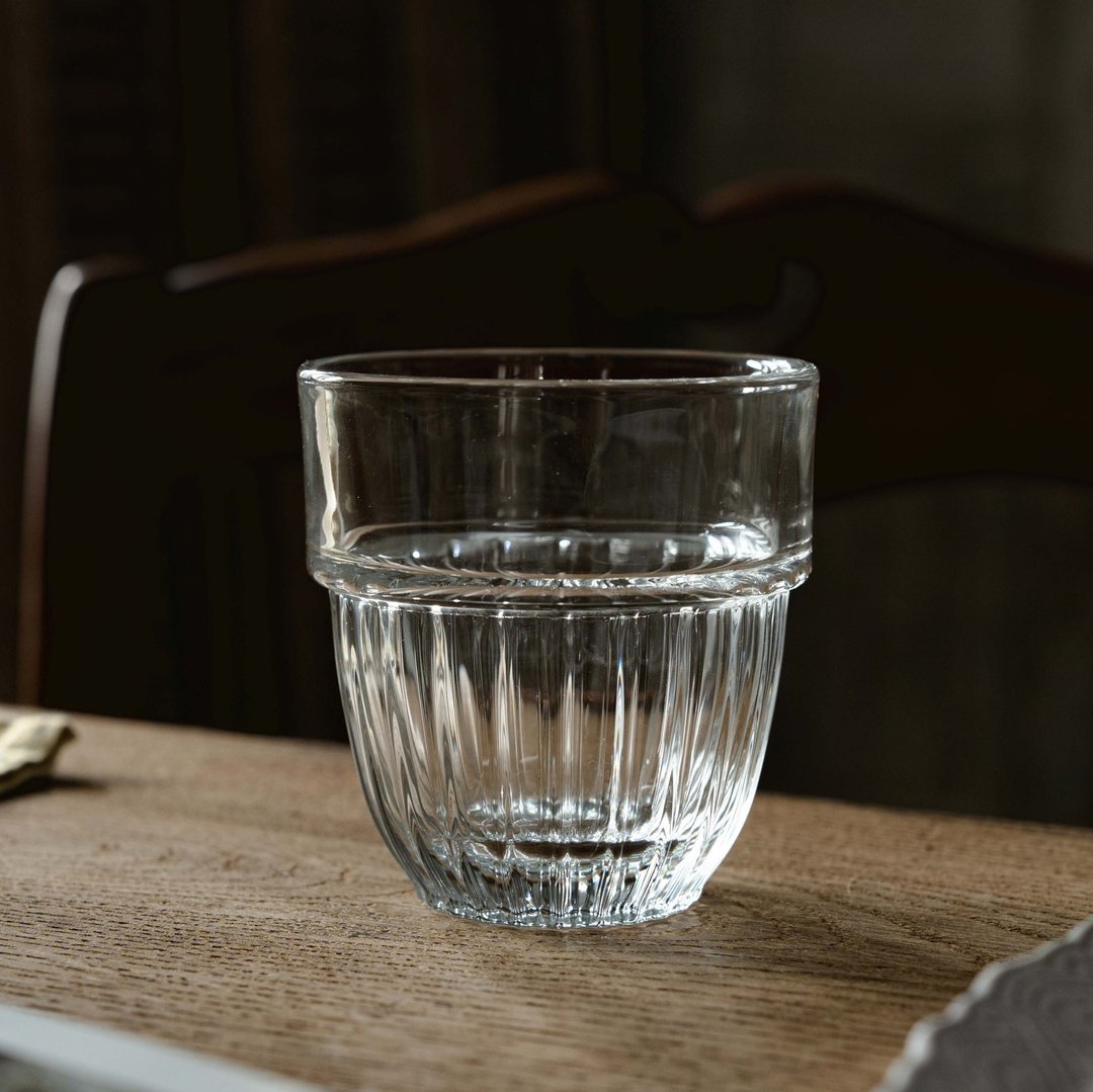 直纹水杯 - 酒杯/酒器 - 玻璃 透明