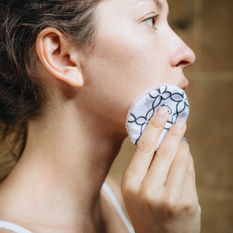 Superbee可重复使用的有机棉卸妆垫 /洗脸垫 6入组 - 脸部清洁/卸妆用品 - 棉．麻 