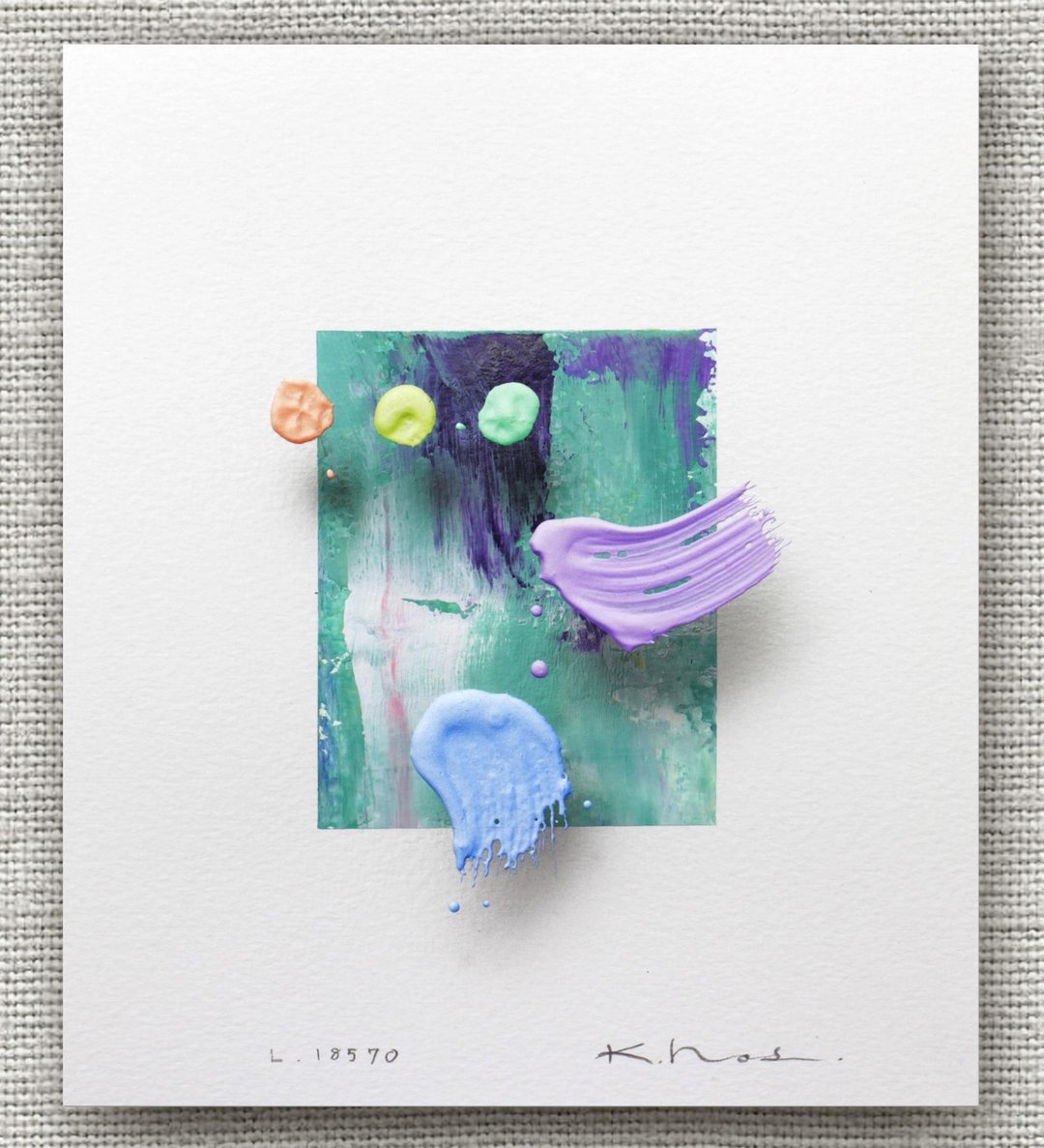 Floating brush touch 【Layer 18570】 25 x 22 cm - 海报/装饰画/版画 - 其他材质 