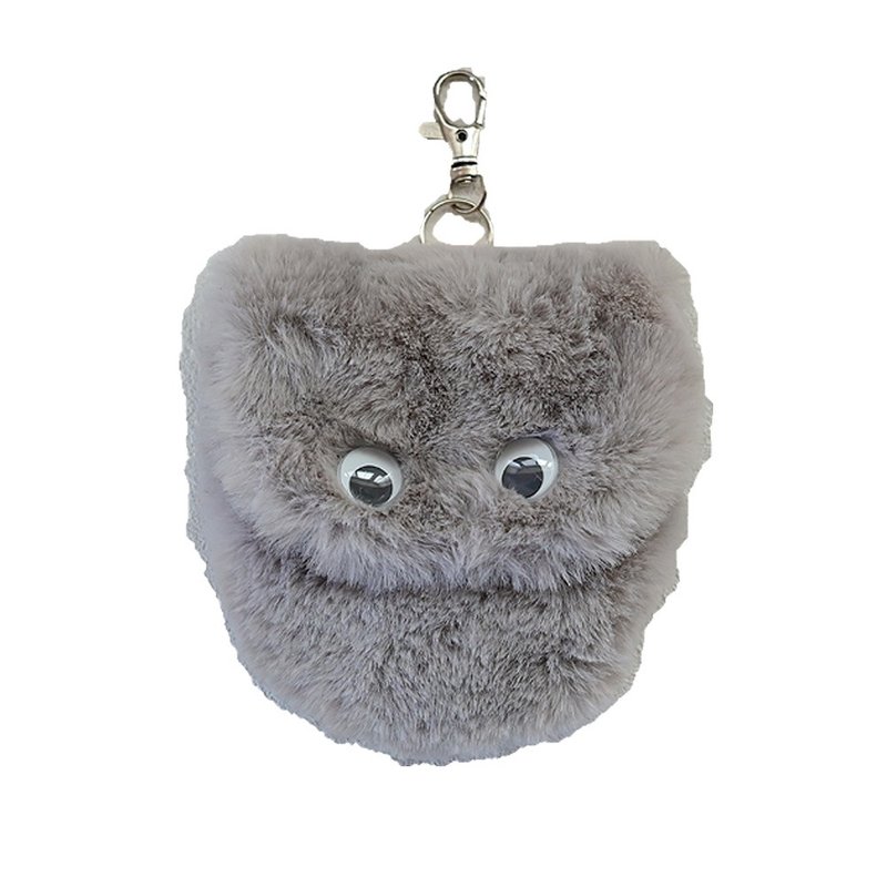 镜头盖保护套 / 毛茸茸先生 (灰) - 相机背带/脚架 - 其他人造纤维 灰色