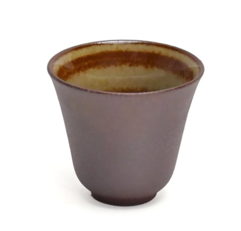 陶作坊|老岩泥束杯_内釉 - 茶具/茶杯 - 其他材质 咖啡色