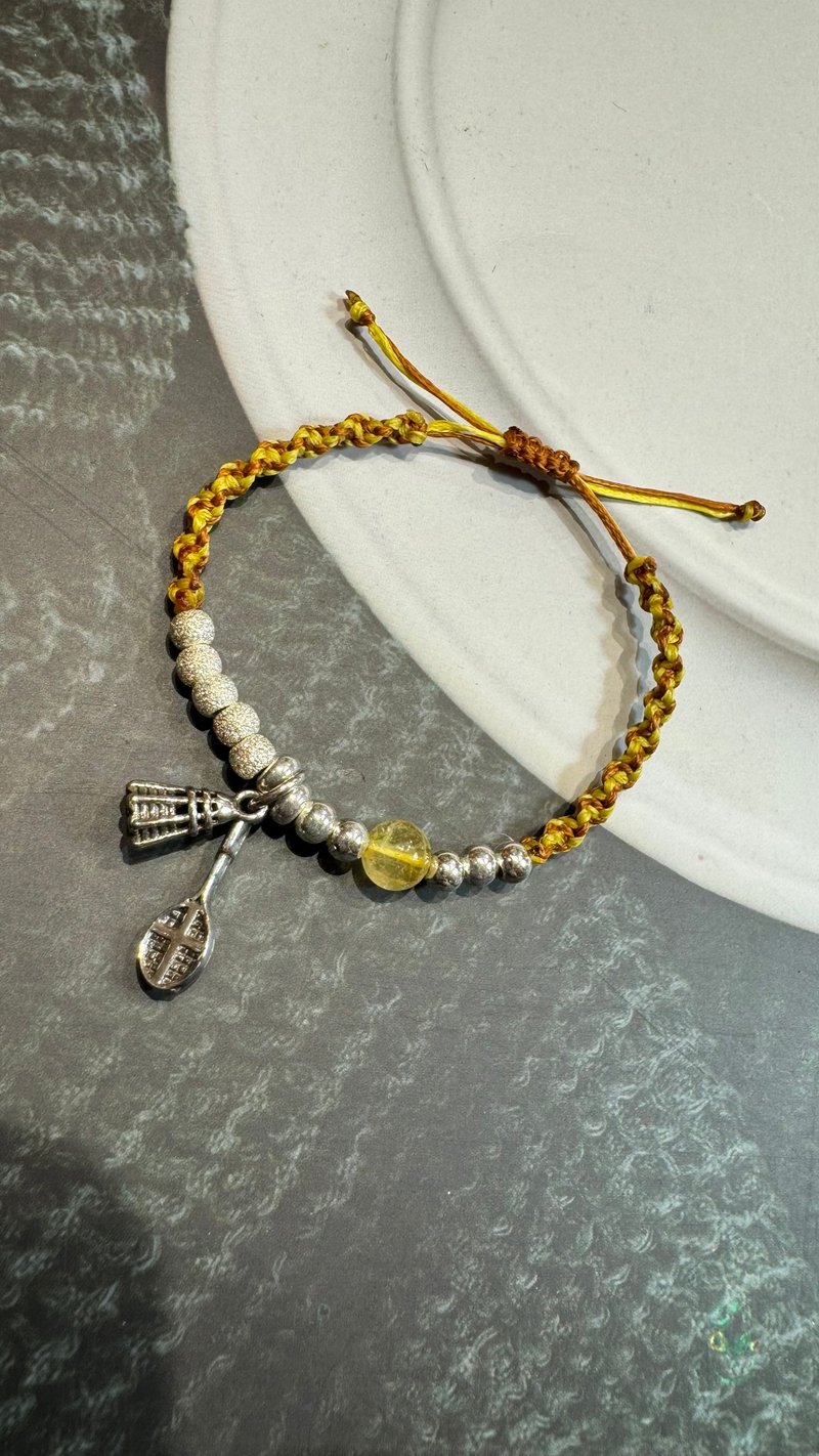 纯银蜡线编织 - 手链/手环 - 纯银 