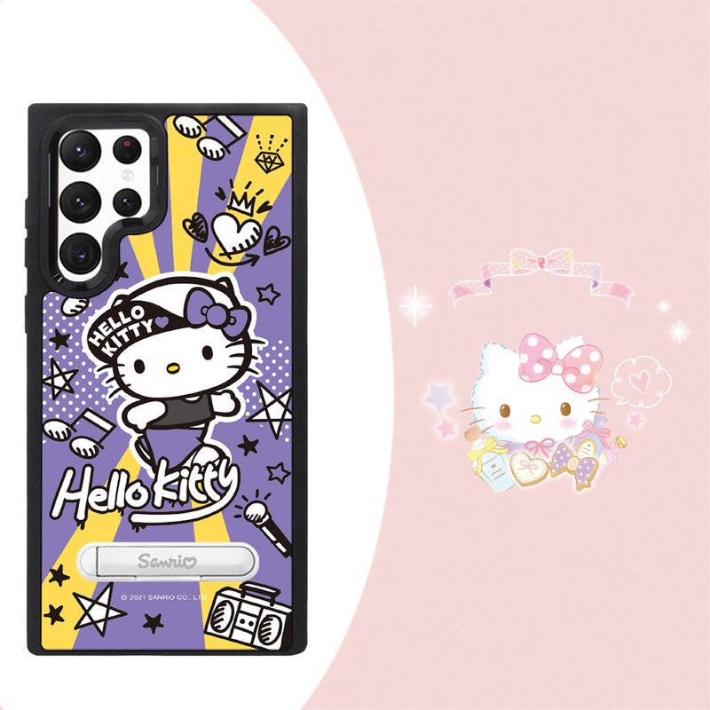 Samsung Galaxy S22全系列 专利军规防摔立架手机壳-街舞凯蒂 - 手机壳/手机套 - 其他材质 多色