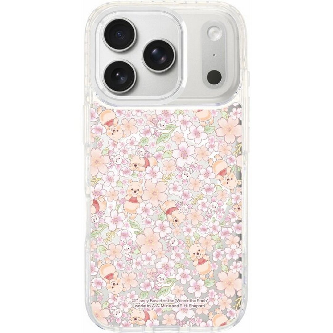 小熊维尼樱花图案 iPhone17 Pro Max 透明/磁吸磁换式手机殻 - 手机壳/手机套 - 塑料 多色