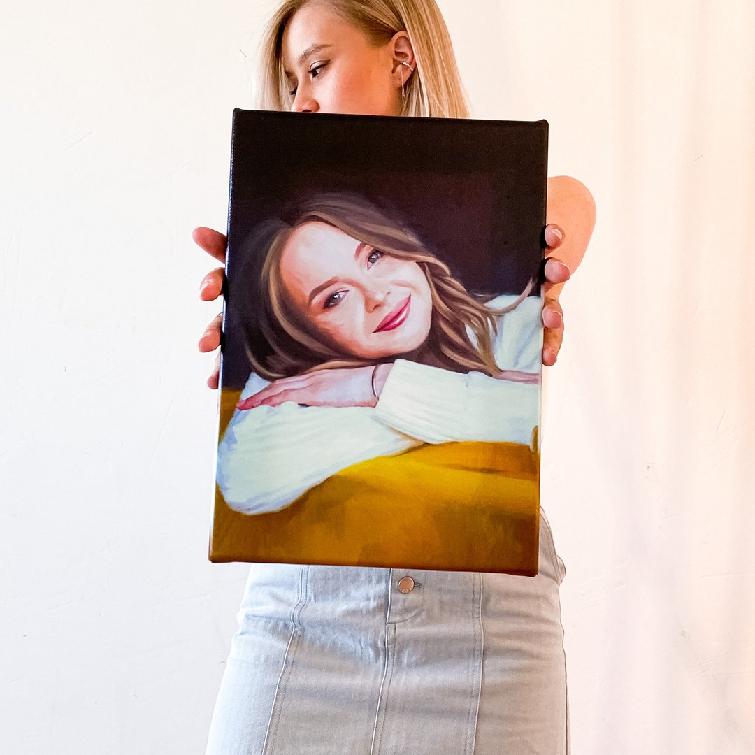 Custom digital portrait by photo, illustration painting - 电子手绘真人画像/绘画/插画 - 其他材质 