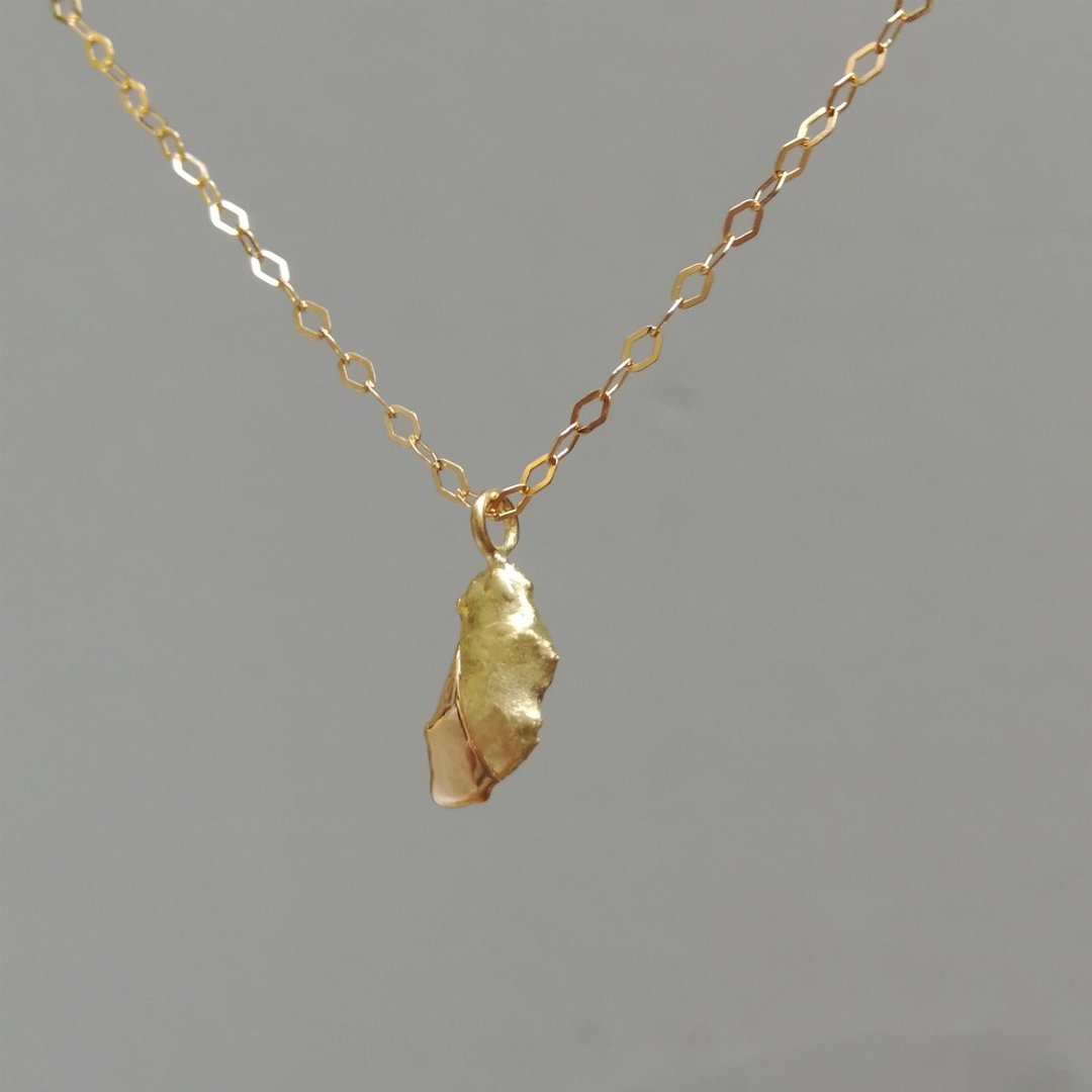 18K Bi-color Mens Gold Necklace_153028 - 项链 - 贵金属 金色