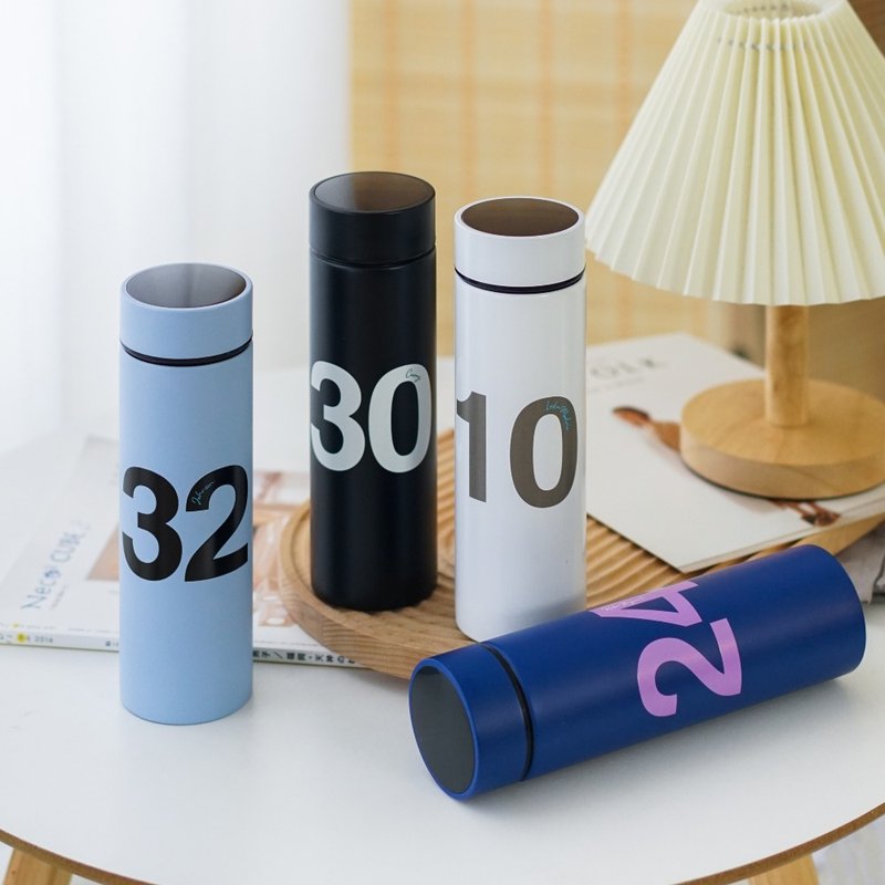 【定制化礼物】智能温度保温杯(英文字母/幸运数字)-260ml/460ml - 其他杯子 - 不锈钢 多色