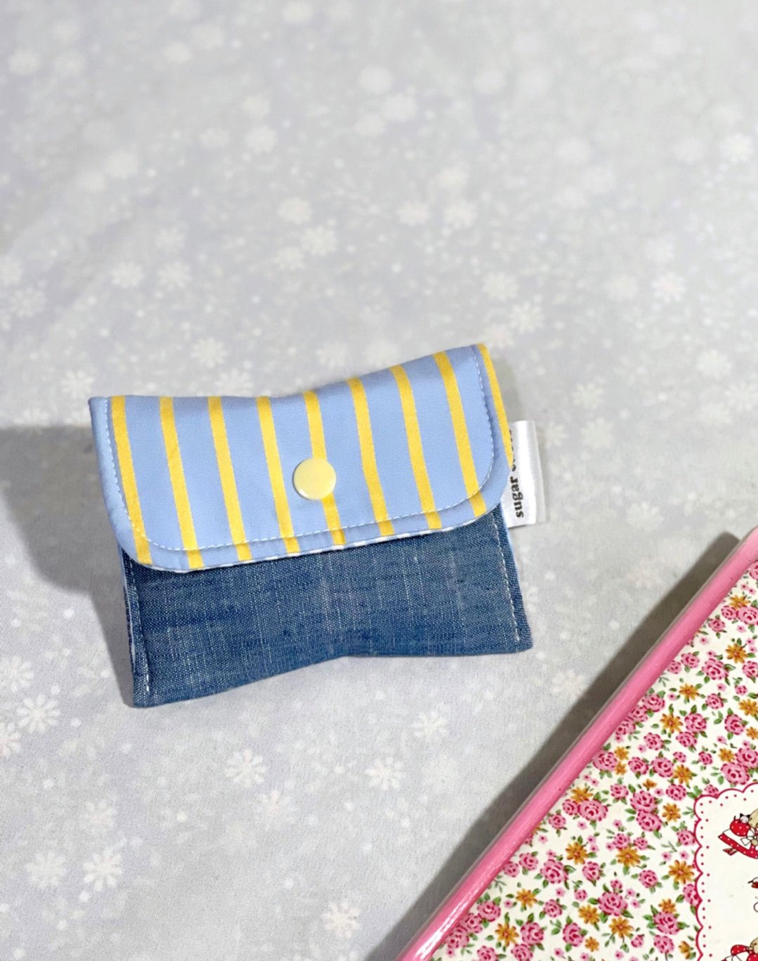 Cotton denim - 皮夹/钱包 - 棉 