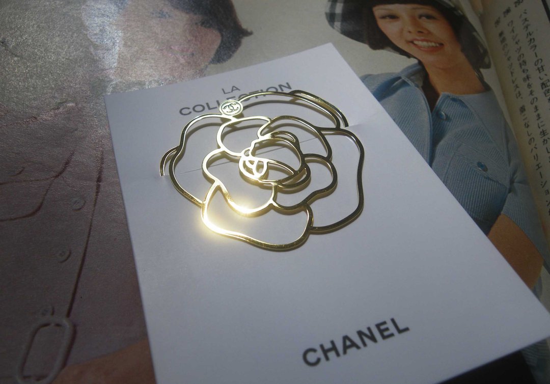 【老时光 OLD-TIME】早期二手香奈儿CHANEL铜制书签 - 收纳用品 - 其他材质 