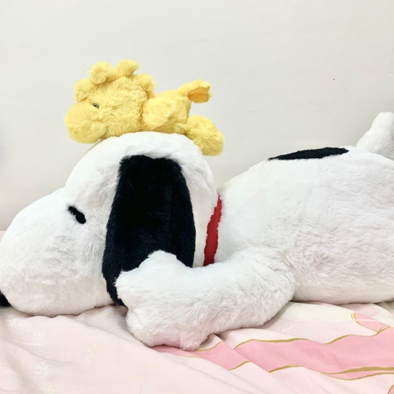 Snoopy & Woodstock 史努比和糊涂塔克玩偶2入组(小黄鸟+史奴比) - 玩偶/公仔 - 聚酯纤维 白色