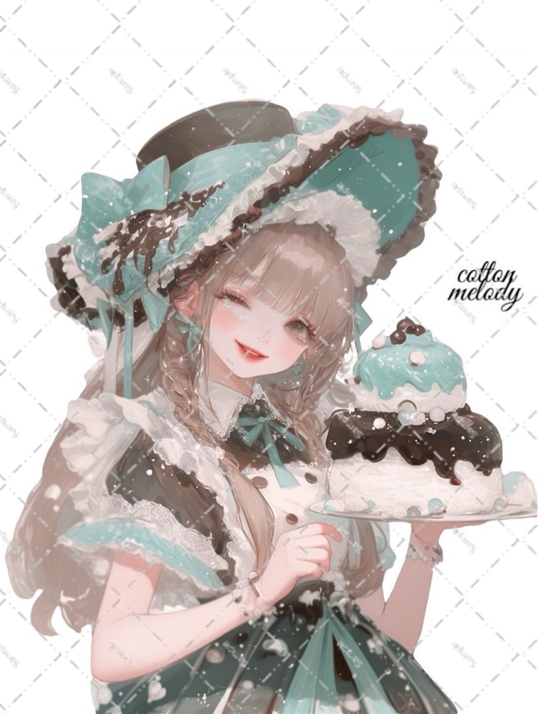 original sticker no.6647 人物贴纸 原创贴纸 人物贴纸 女孩贴纸 原创人物贴纸 - 贴纸 - 纸 