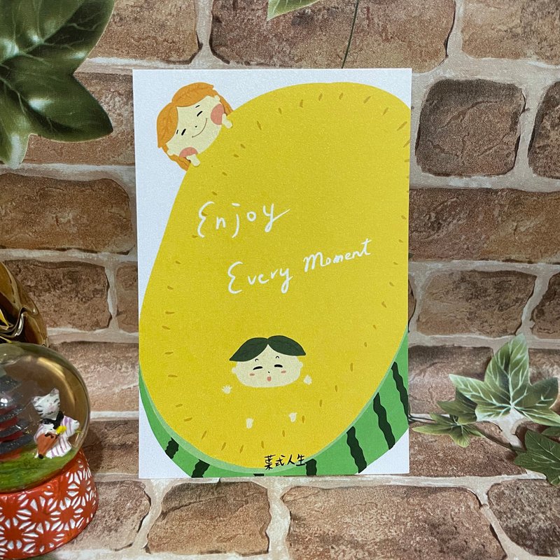 万用卡 明信片-Enjoy every moment - 卡片/明信片 - 纸 