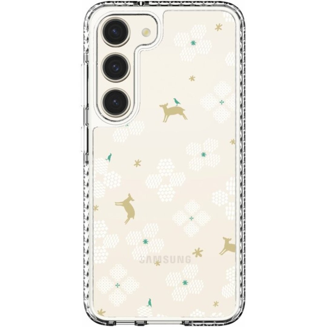 【预购】三星手机壳/Samsung Galaxy S23系列/花开原野/透白 - 手机壳/手机套 - 其他材质 白色