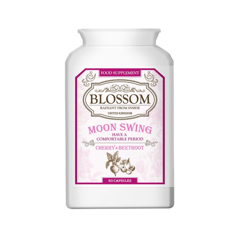 女士补充铁质 | 英国Blossom Moon Swing 月舒适60粒 (4+1套装) - 健康/养生 - 浓缩/萃取物 咖啡色