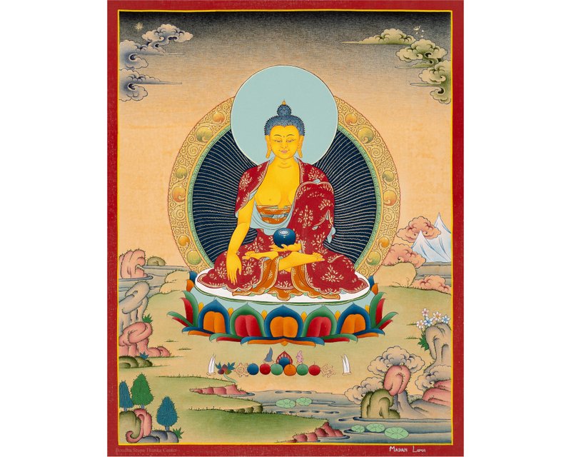 释迦牟尼佛藏传佛教唐卡 - 墙贴/壁贴 - 其他材质 多色
