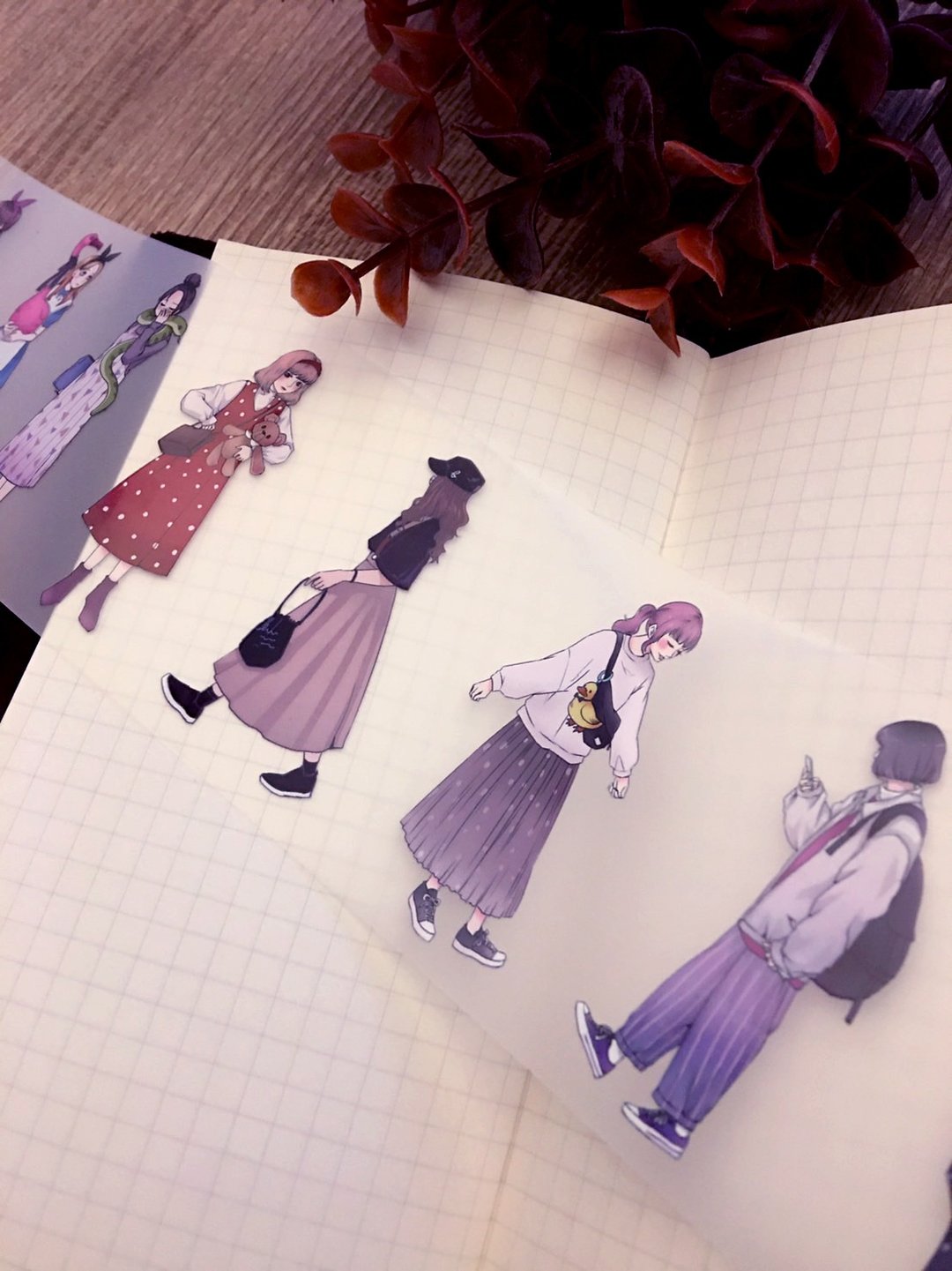 Puppet & Girls 雾面Pet胶带 - 纸胶带 - 塑料 多色