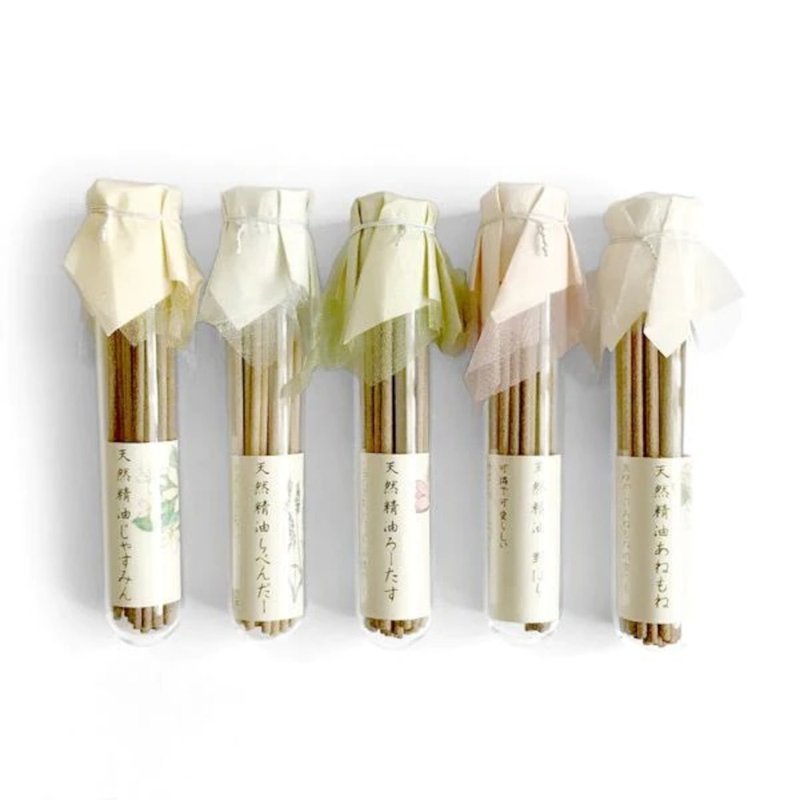 日本悠悠庵【天然精油】玻璃瓶熏香 - 香薰/精油/线香 - 浓缩/萃取物 