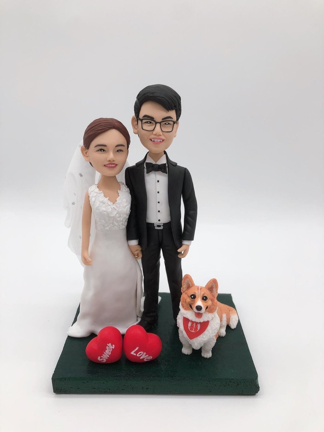 爱宠陪伴定制人像公仔・结婚礼物/新婚纪念/结婚公仔/周年纪念 - 玩偶/公仔 - 粘土 