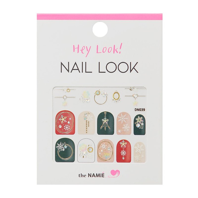 【圣诞节】【 DIY 美甲】Hey Look 美甲装饰艺术贴纸 指上雪季 - 指甲油/指甲贴 - 纸 金色