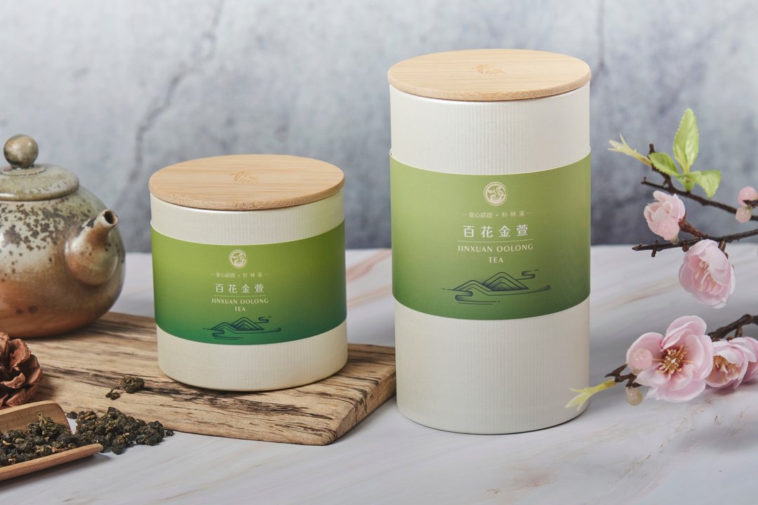百花金萱 l 手摘茶叶 l 杉林溪 - 茶 - 纸 绿色