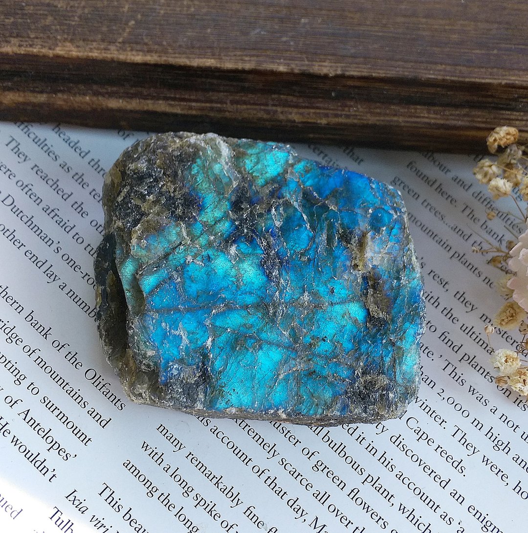 Labradorite 马达加斯加产地 拉长石 天然矿石 原矿 - 摆饰 - 其他材质 