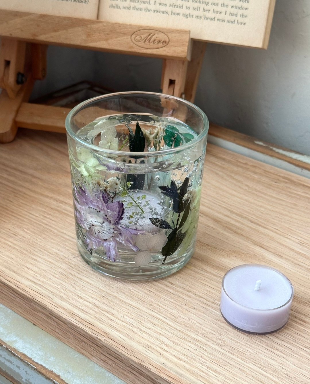【课.花】水晶烛台(含小茶烛)生日礼物 闺蜜  圣诞节礼物 文化币 - 蜡烛/香氛 - 蜡 
