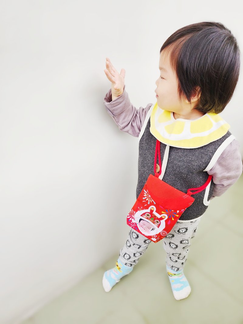 宝宝过年定制化布红包背袋 - 红包/春联 - 其他材质 红色