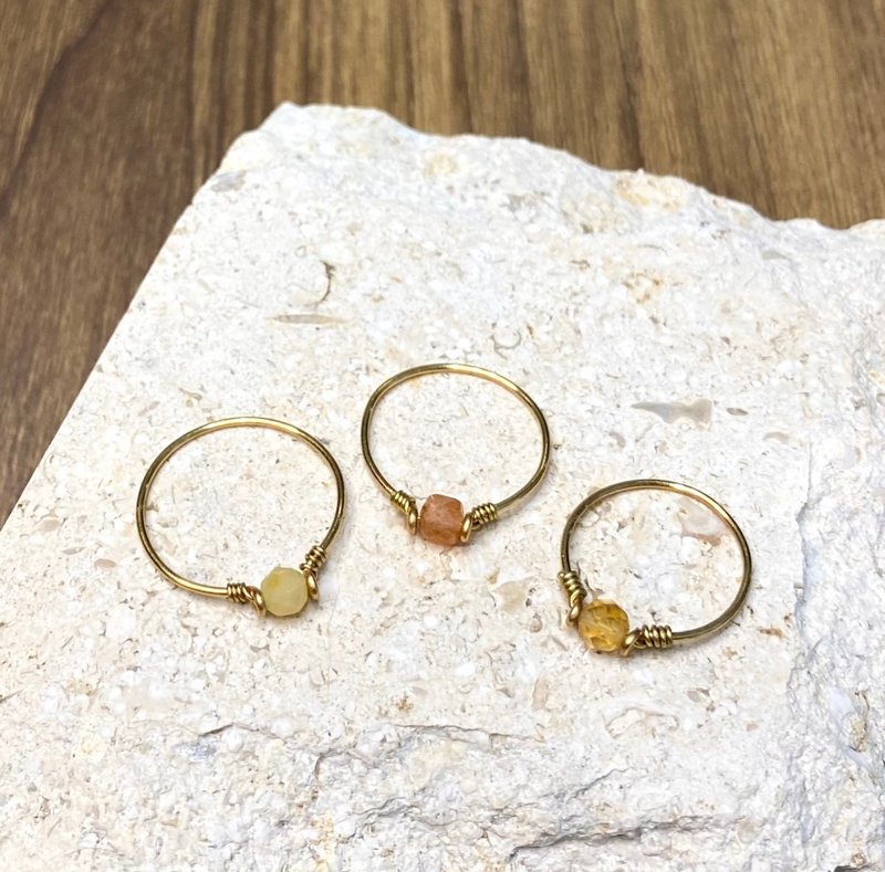 欢乐国度 - 戒指 - 半宝石 金色