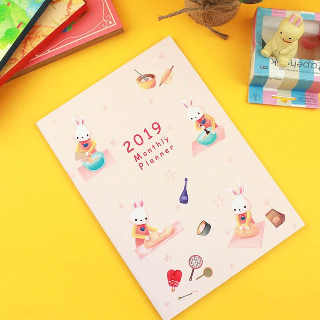A5/25K 2019年月计划+笔记-Monthly Planner - 笔记本/手帐 - 纸 多色