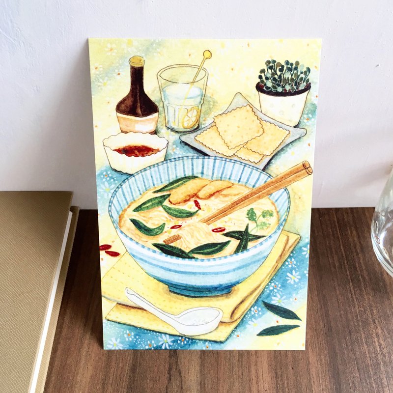 食物明信片－泰式面条 - 卡片/明信片 - 纸 