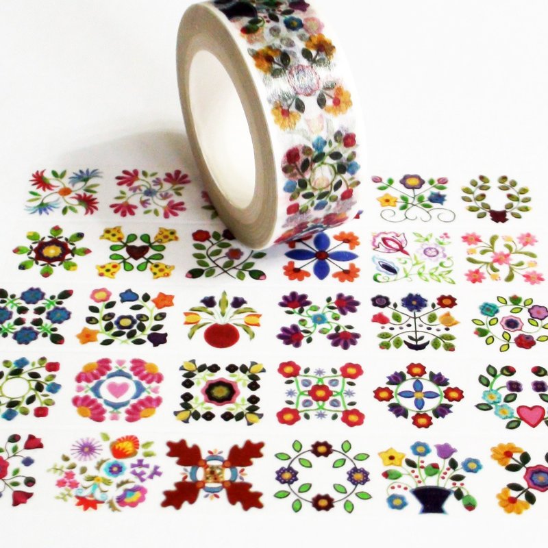 分装纸胶带 花花世界 - 纸胶带 - 纸 