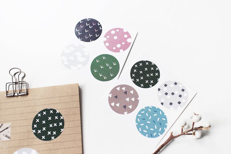 Maotu - 小圆随意贴 2号 - 贴纸 - 纸 
