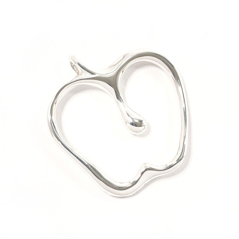 [日本直邮，二手，状况良好] Tiffany & Co. 吊坠顶部苹果 Elsa Peretti - 项链 - 纯银 银色