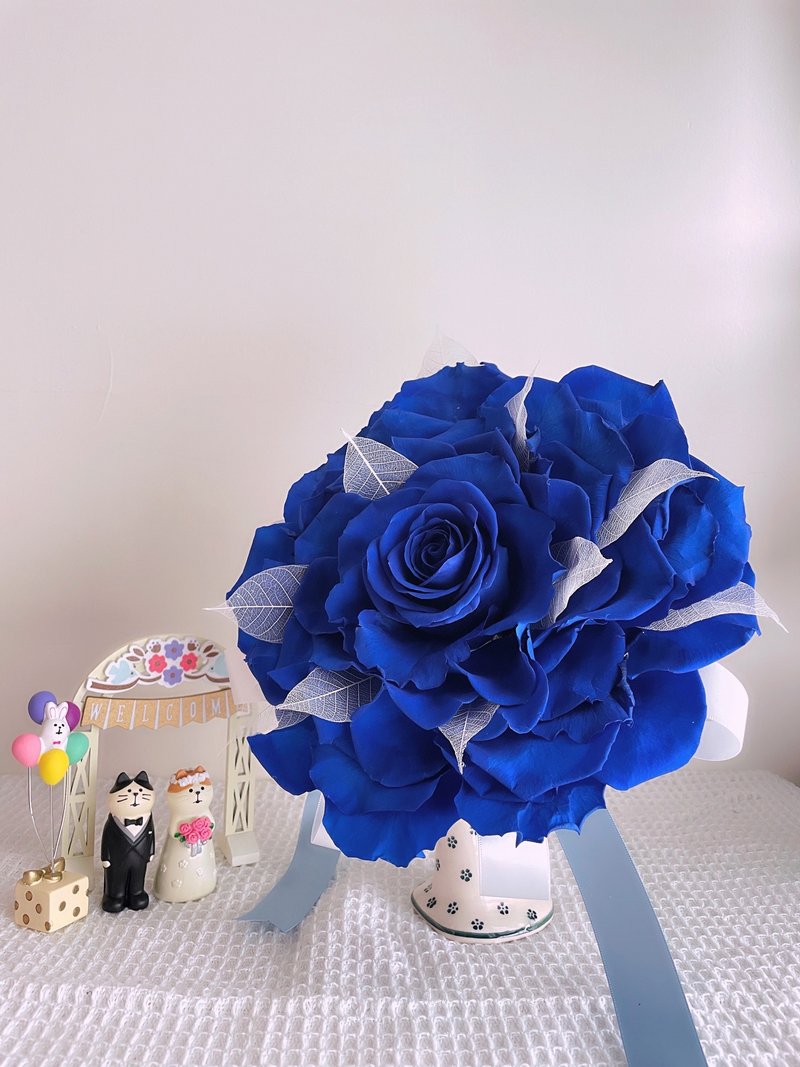 【婚礼捧花/自取/可定制】新娘拼接捧花 - 干燥花/捧花 - 植物．花 