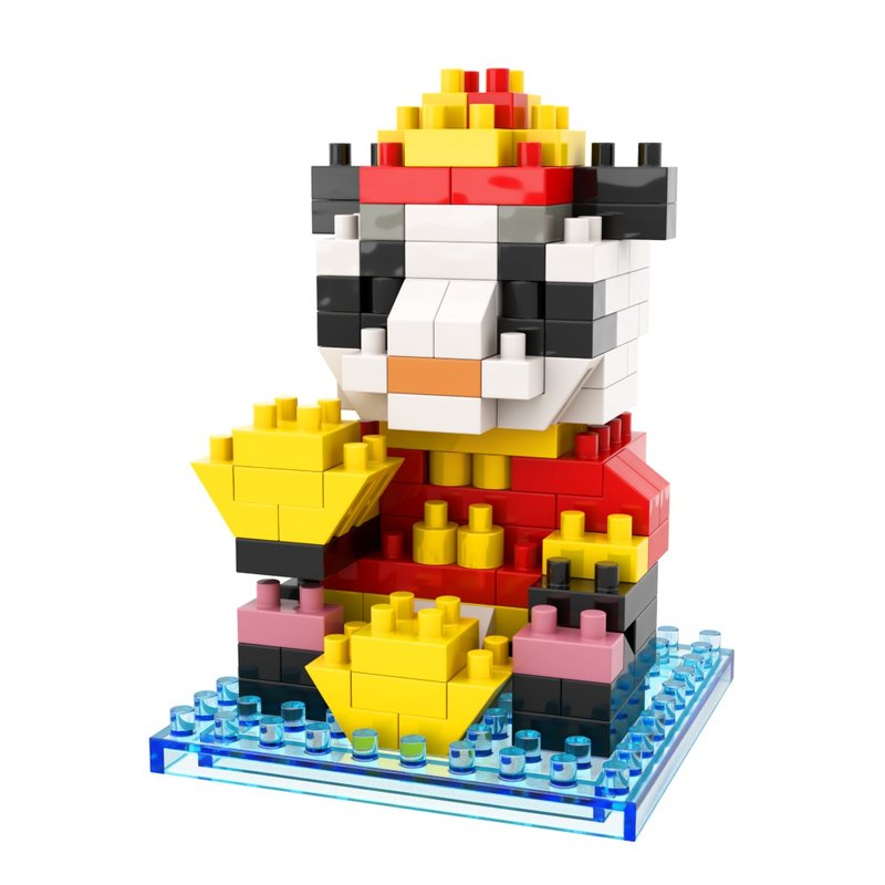Archbrick 熊猫 - 农历新年版 微积木 Nanoblock - 玩偶/公仔 - 塑料 多色
