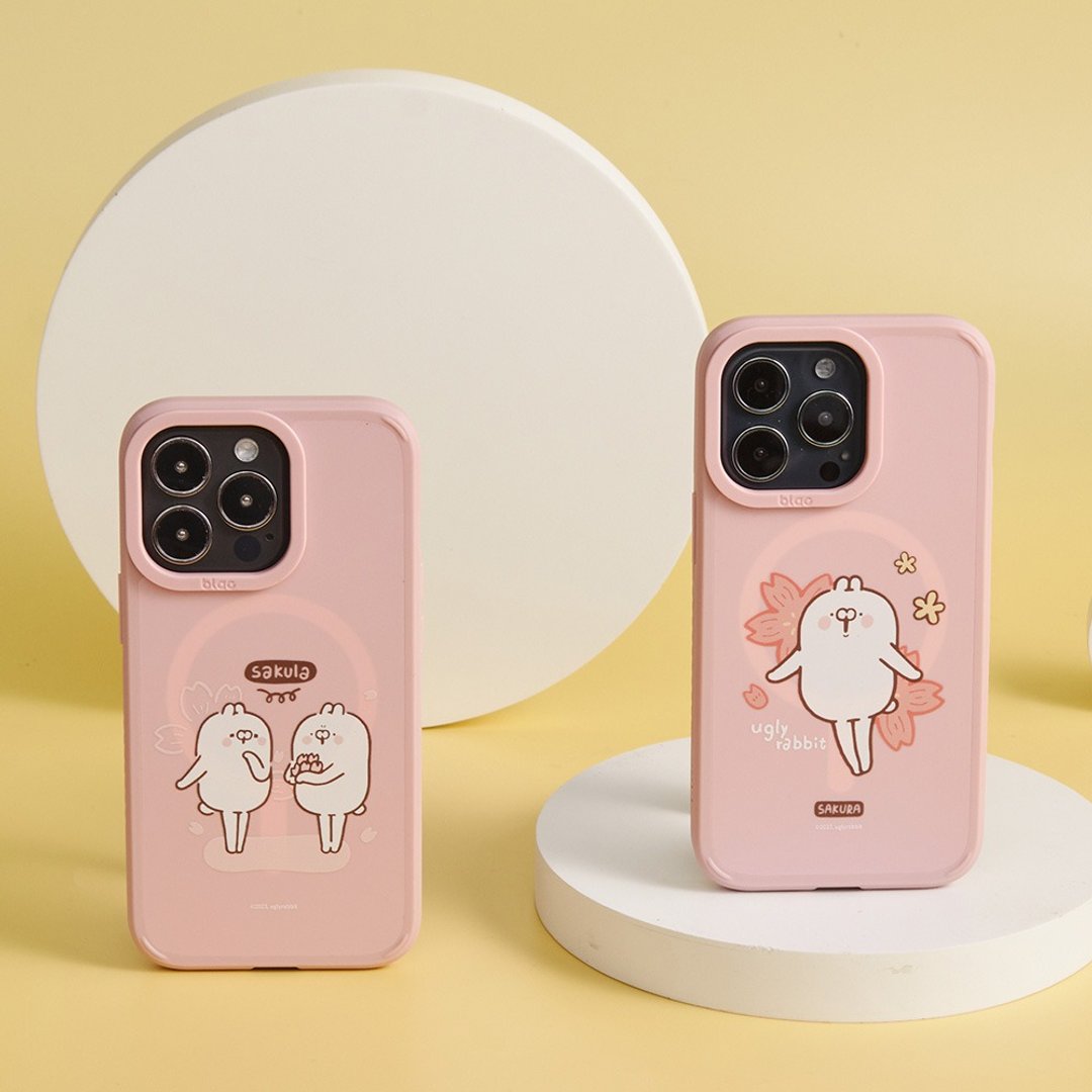丑白兔心花开系列峡谷强悍 MagSafe iPhone手机壳 - 手机壳/手机套 - 硅胶 多色