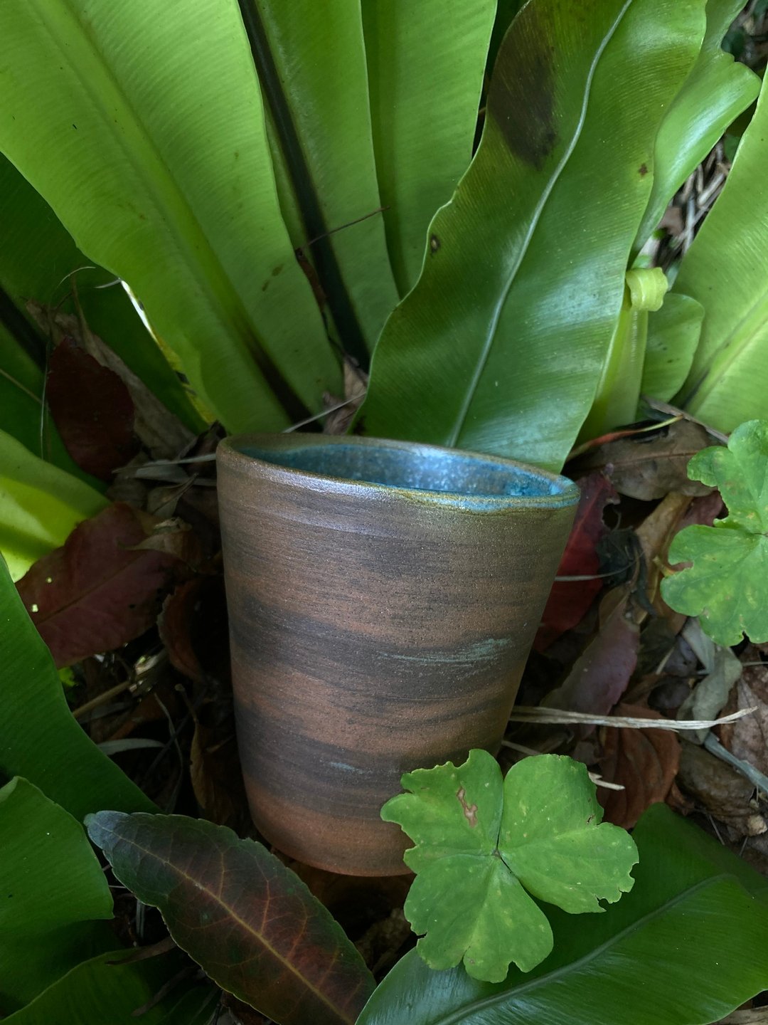 雾面结晶蓝釉茶杯 06 - 茶具/茶杯 - 陶 
