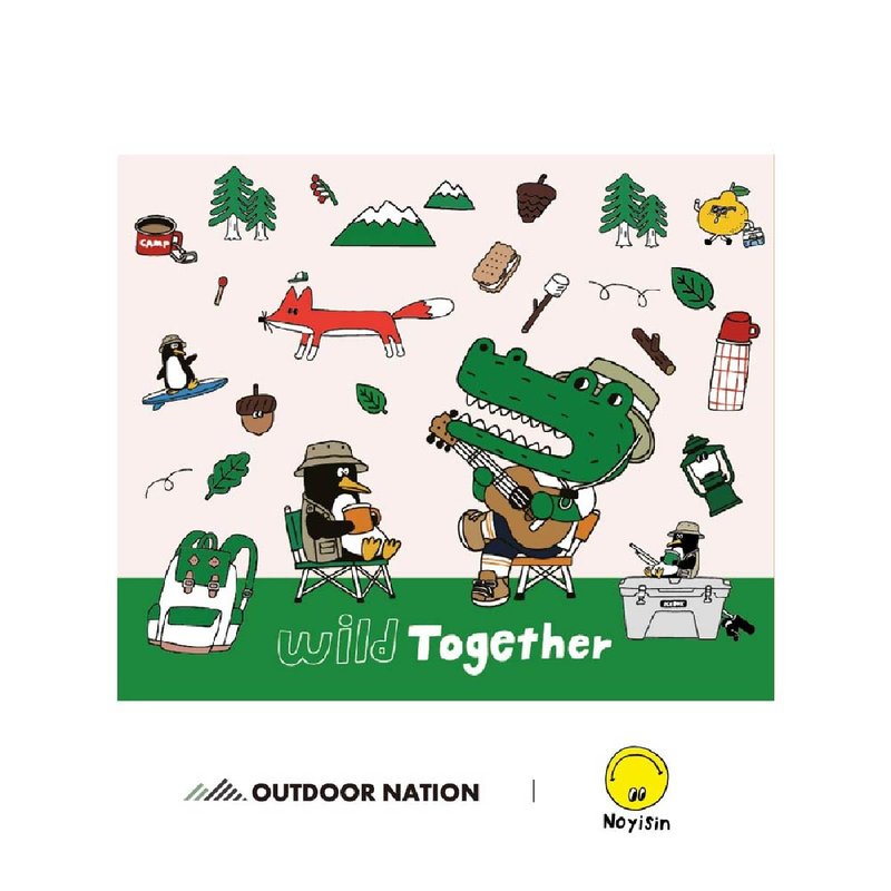 Outdoor Nation │ NoyisinX鳄鱼皮特 风格万用毯 - 露营用品 - 棉．麻 
