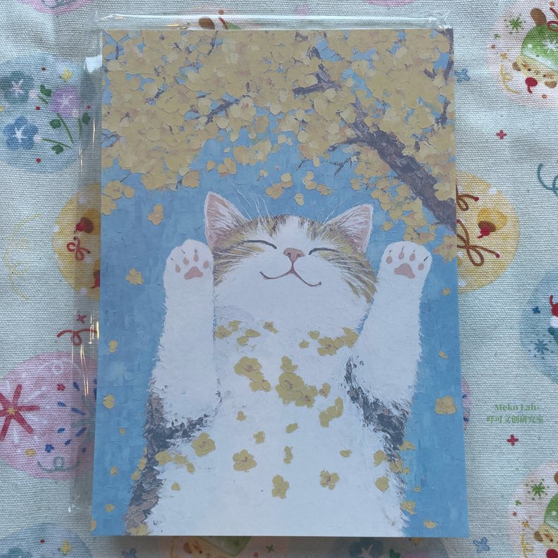 MekoLab咩可文创研究室 秋叶猫猫 便签 本子可爱可撕无粘性 - 便条纸/标签贴 - 纸 