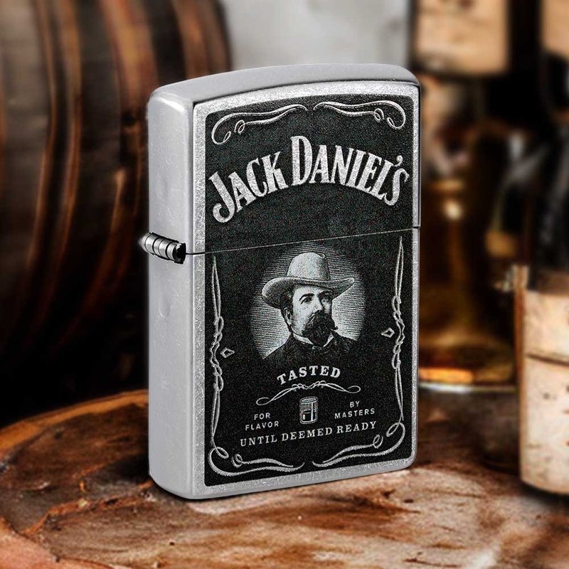 【ZIPPO官方旗舰店】Jack Daniel's防风打火机 48748 - 其他 - 铜/黄铜 银色