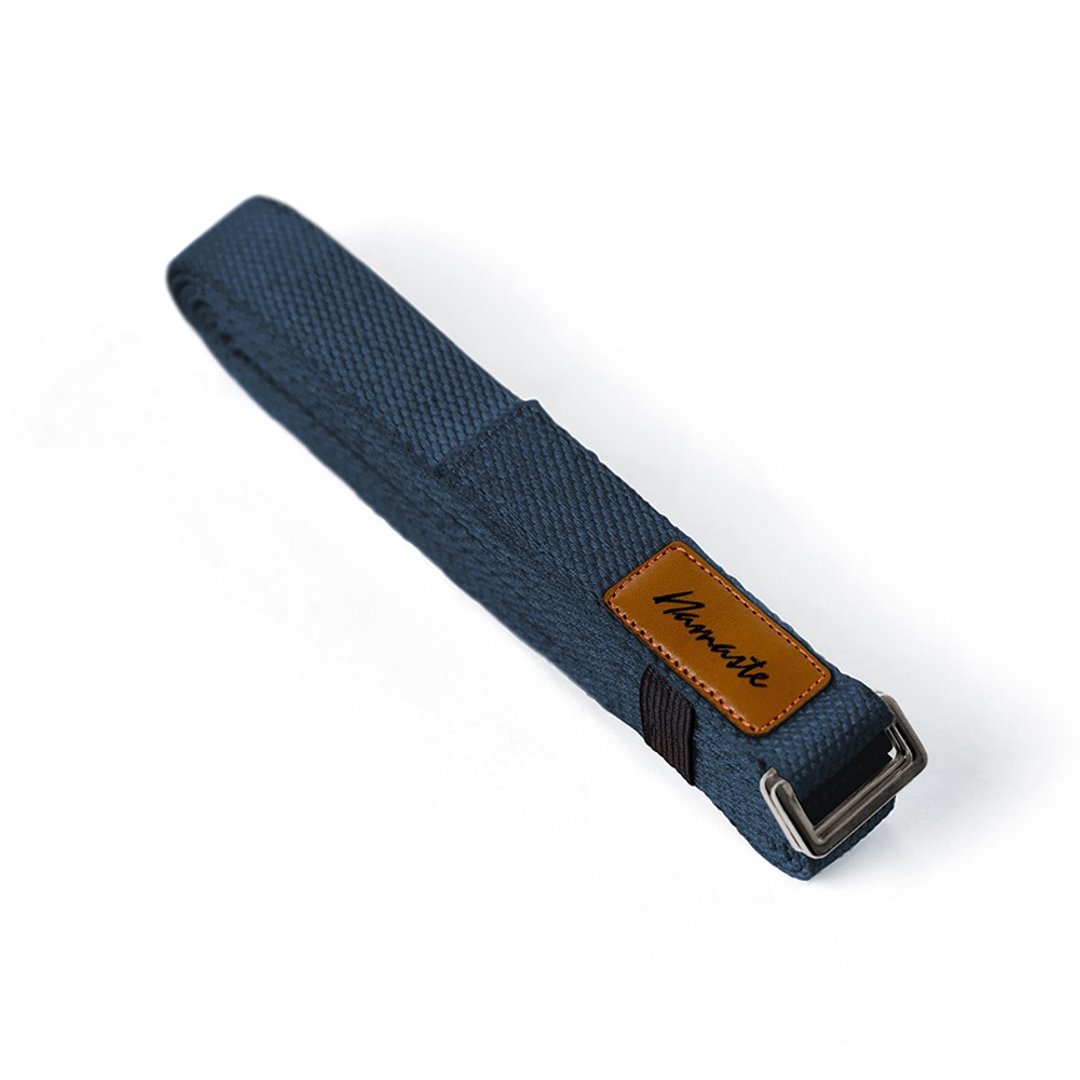 【NAMASTE】Iyengar Yoga Strap 艾扬格瑜珈绳(长300cm) - 丈青 - 运动/健身用品 - 棉 蓝色