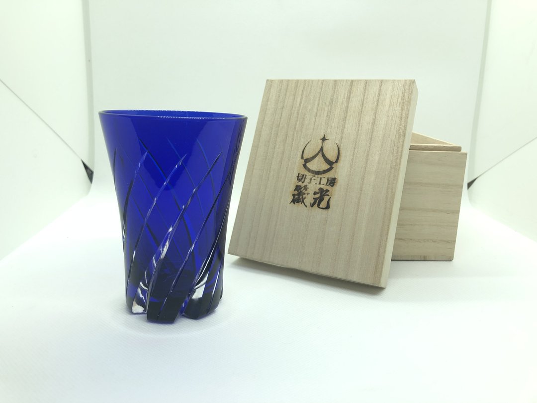 Wind tumbler - 玻璃杯 - 玻璃 蓝色