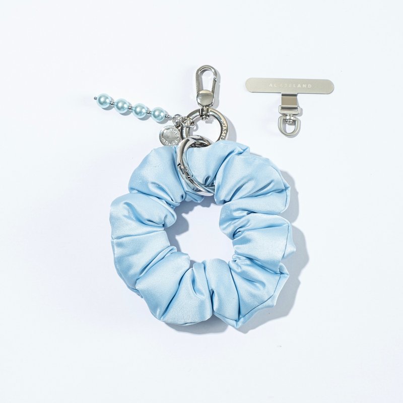 软绵绵高质感丝质发圈 手机挂饰 - 挂绳/吊绳 - 丝．绢 