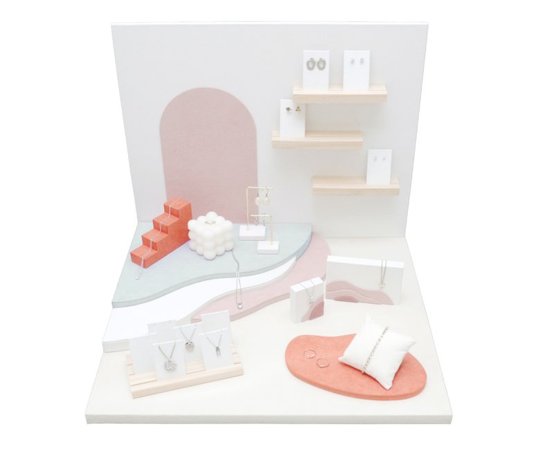 珠宝展示套组 波西米亚 台湾设计 台湾工厂生产 - 摆饰 - 其他材质 粉红色